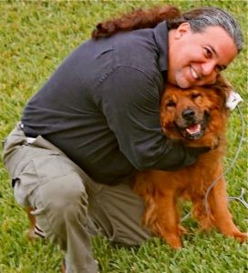 MAVERICK ARTIST VICTOR HUGO VACA II WITH HIS DOG ROMEO