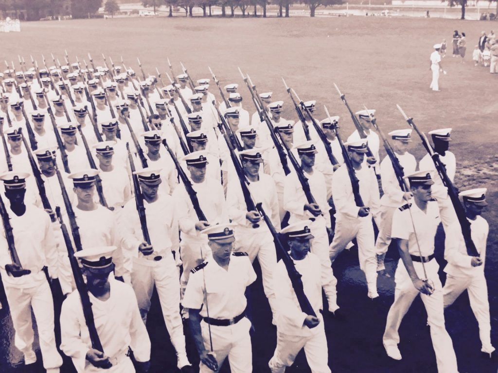 Midshipman Officer Victor Hugo Vaca Jr Platoon 26 Front and Center