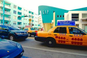CRACKHEAD JESUS CAB THE GAP MIAMI BEACH FLORIDA
