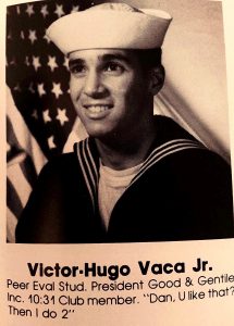 UNITED STATES NAVAL ACADEMY MIDSHIPMAN OFFICER CANDIDATE VICTOR HUGOP VACA JR