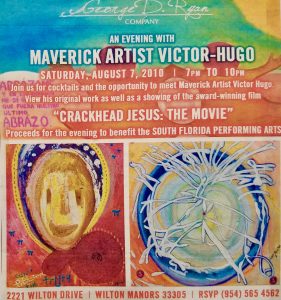 Victor Hugo art Crackhead Jesus