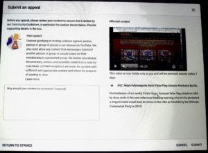YouTube labels Art and Critical Thinking as Hate Speech