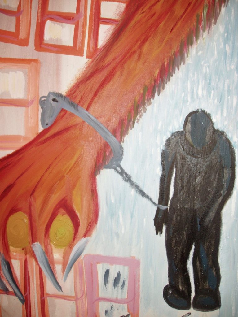 Tommy Robinson Victor Hugo art