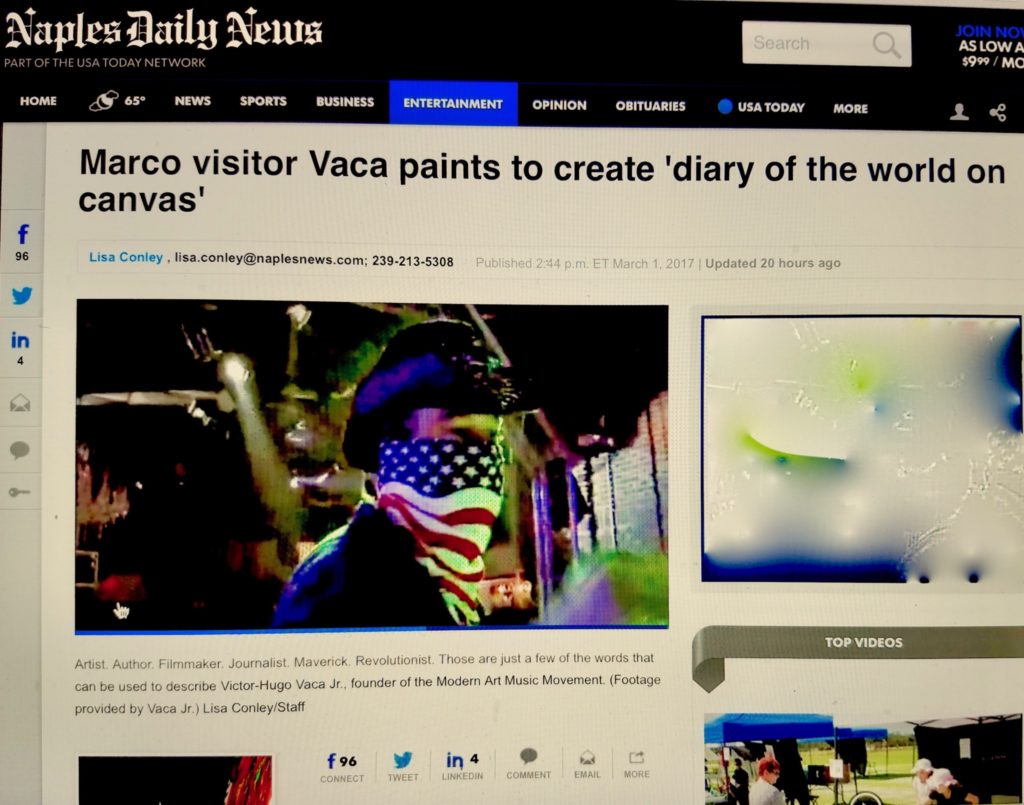 Artist Victor Hugo Vaca Jr. USA Today Network