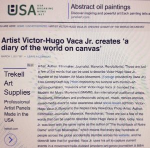 artist victor hugo vaca jr USA Today Network