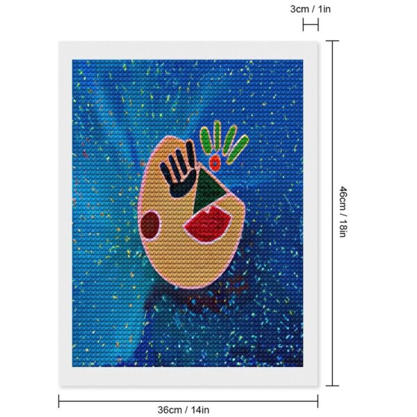 "Miss Universe" Unframed Diamond Art Painting with Round Diamonds