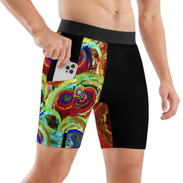 "Circles" Men's Quick Dry Gym Short