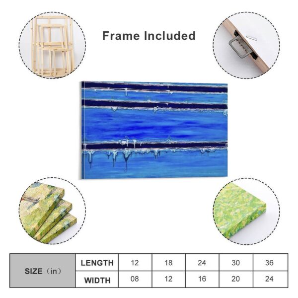"Cool Water" Hanging Poster (Horizontal 3:2)-12x18 inch/ 8x12 inch