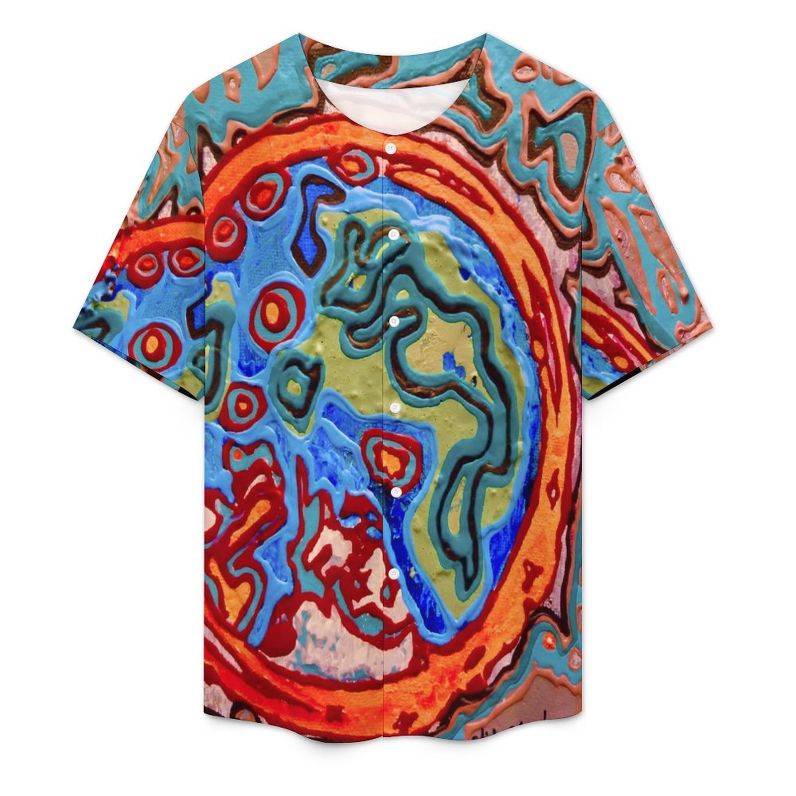 "immortality" Collarless Shirt(All-Over Printing) - Image 2
