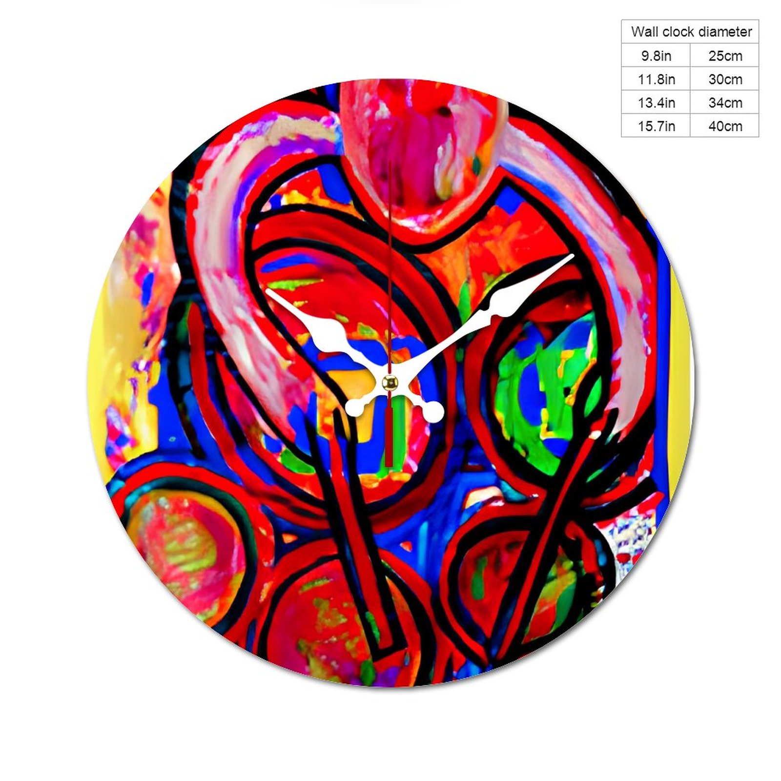 "The Drummer" Wooden Wall Clock without Scale