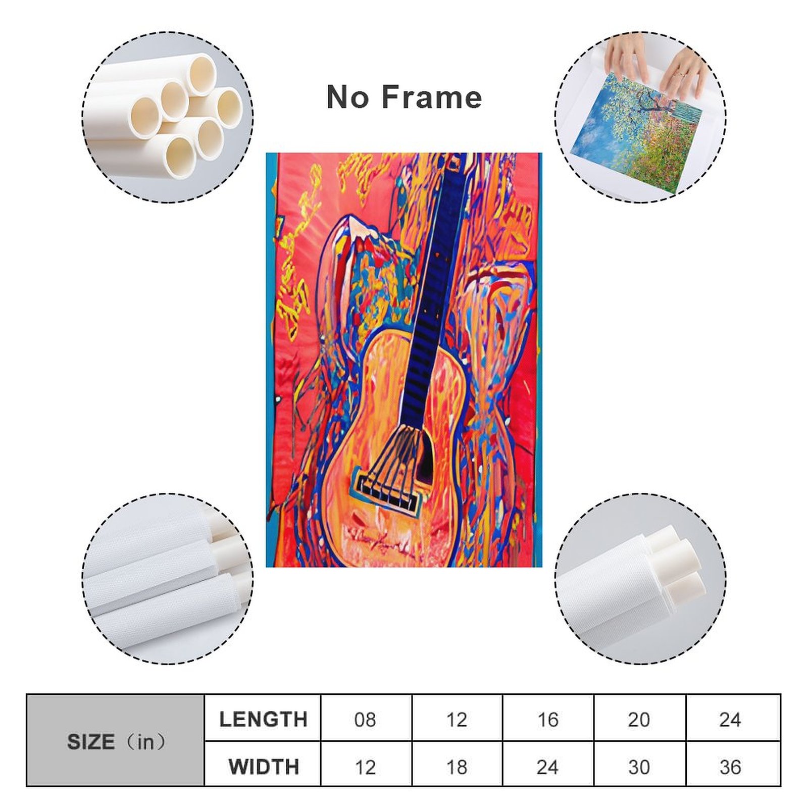 "Flamenco" Unframed Art Prints (Vertical 2:3)-8x12 inch/12x18 inch