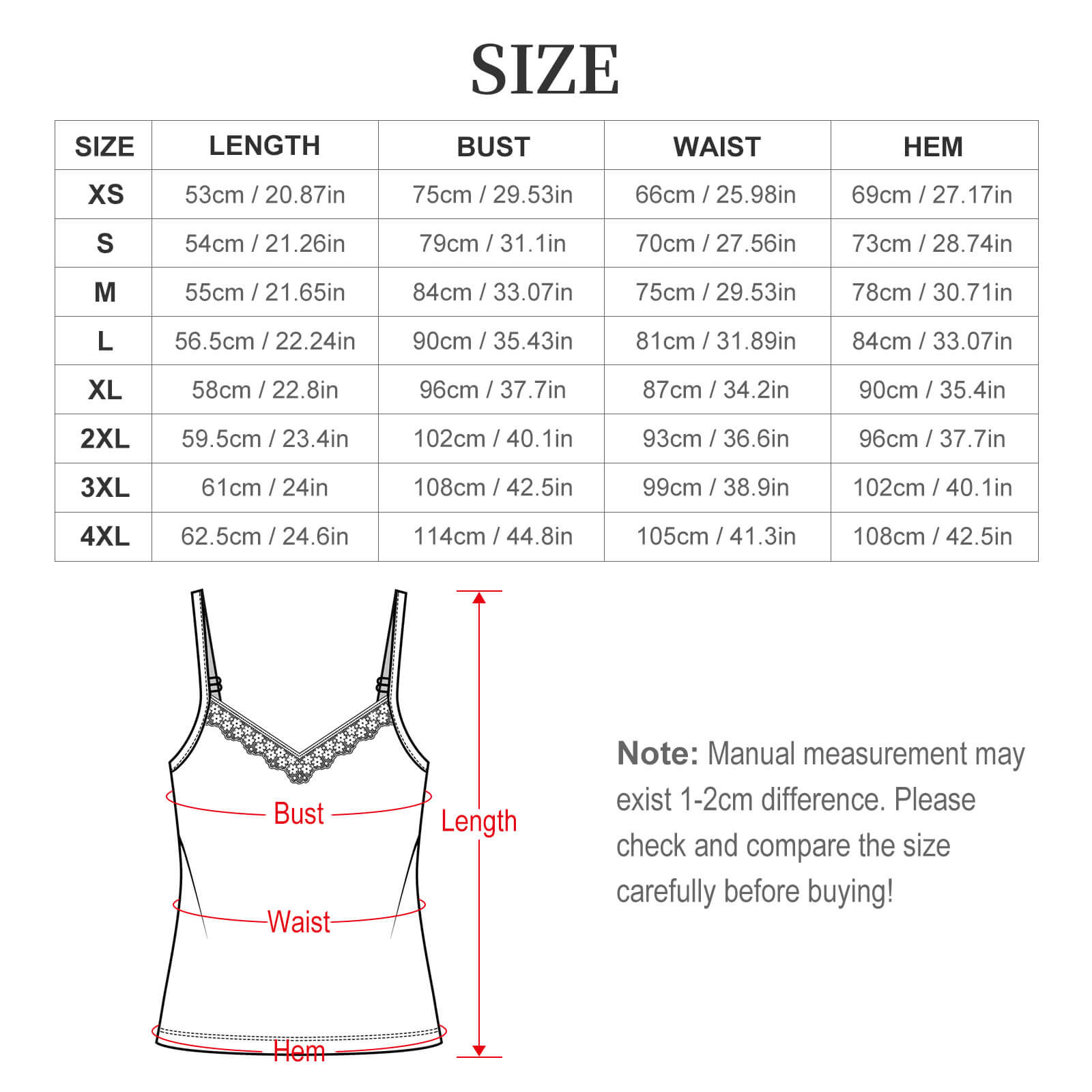 "Inspiration" V Neck Camisole - Image 4
